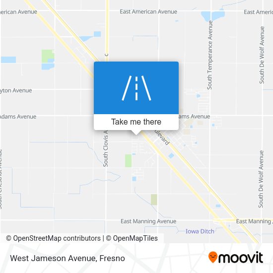 Mapa de West Jameson Avenue