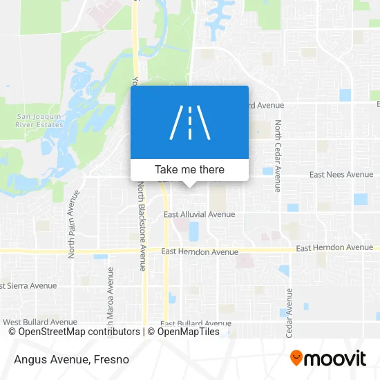 Angus Avenue map