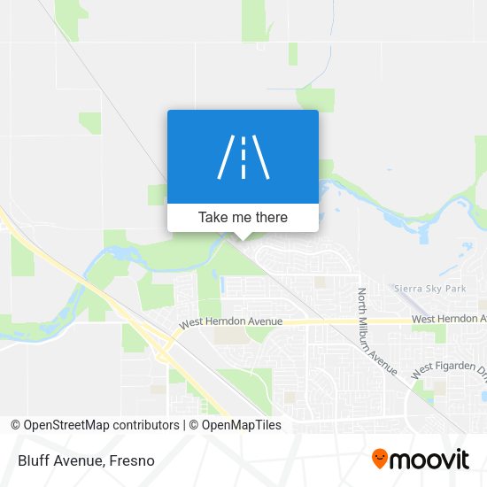 Mapa de Bluff Avenue