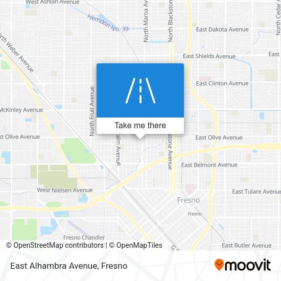 East Alhambra Avenue map