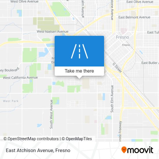 East Atchison Avenue map