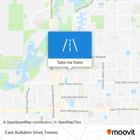 East Audubon Drive map