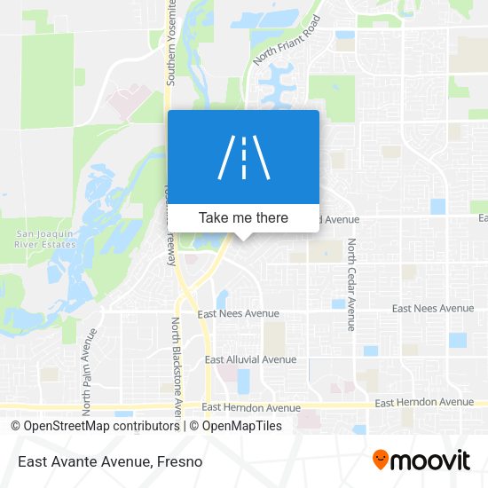 Mapa de East Avante Avenue