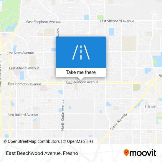 Mapa de East Beechwood Avenue