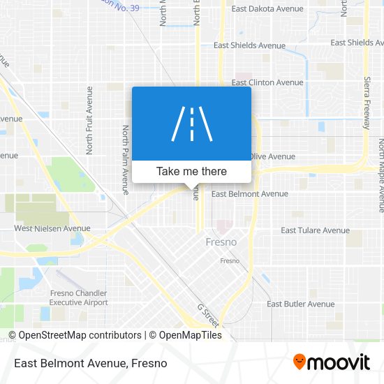 Mapa de East Belmont Avenue