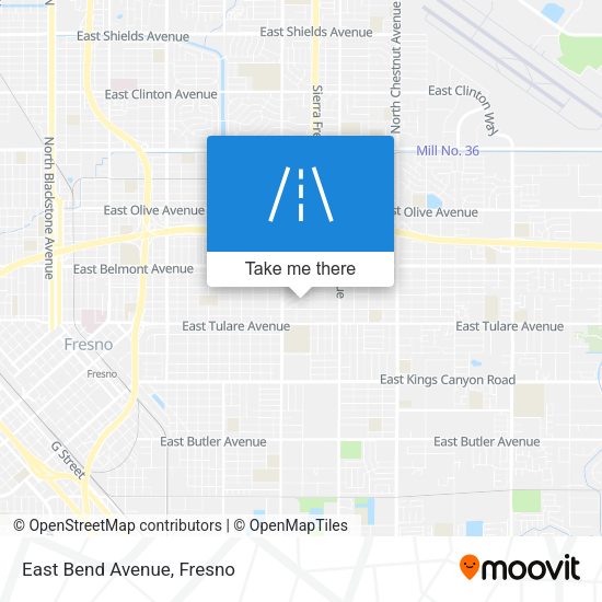Mapa de East Bend Avenue