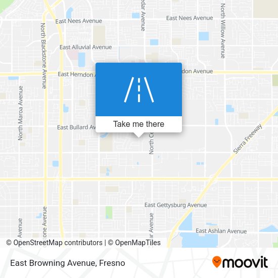 Mapa de East Browning Avenue