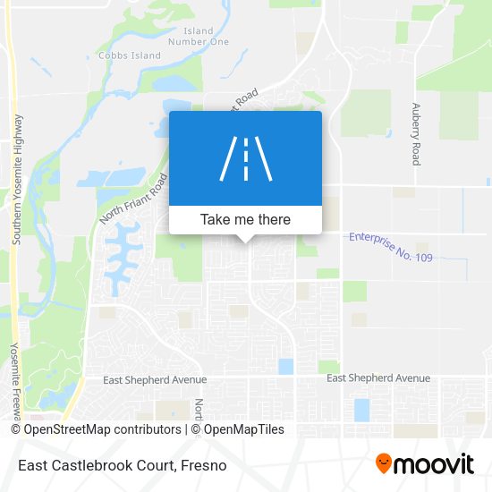Mapa de East Castlebrook Court