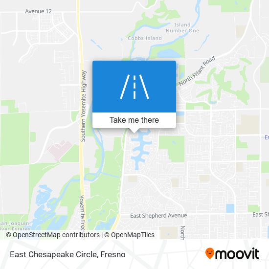 East Chesapeake Circle map