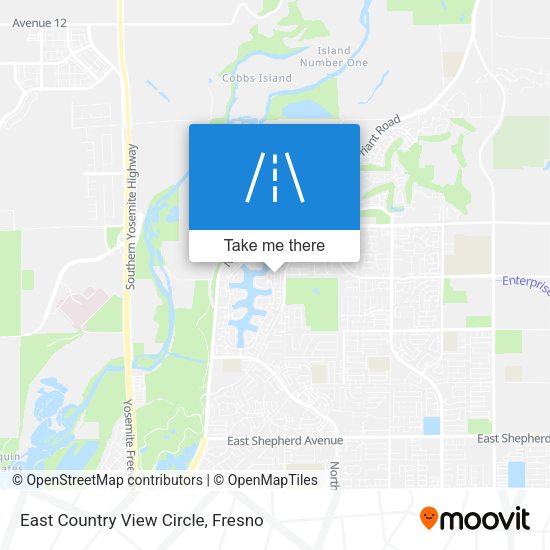 Mapa de East Country View Circle