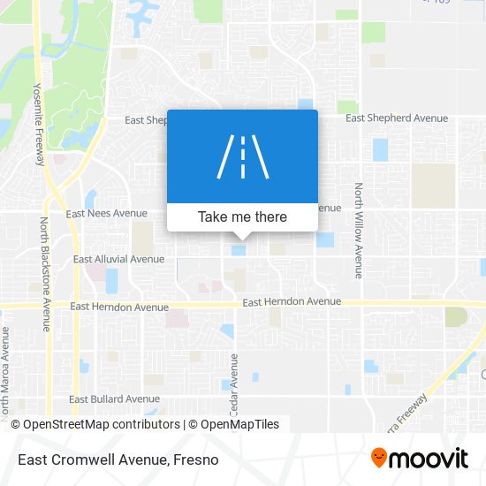 East Cromwell Avenue map