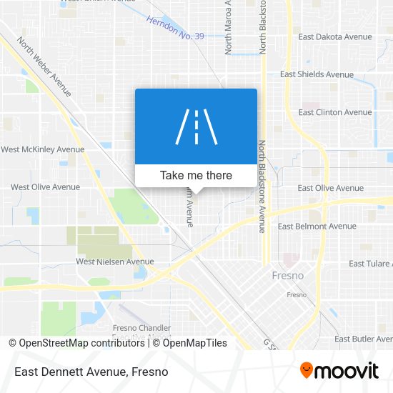 East Dennett Avenue map