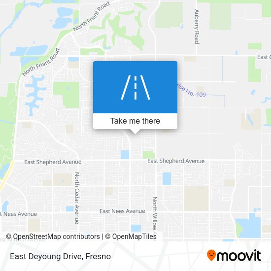 Mapa de East Deyoung Drive