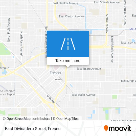 Mapa de East Divisadero Street