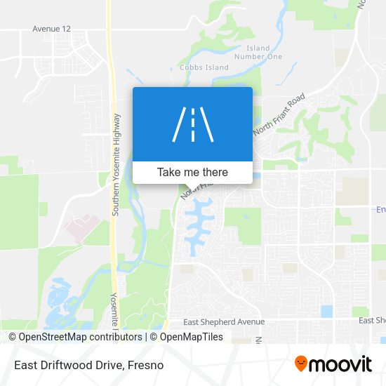 Mapa de East Driftwood Drive