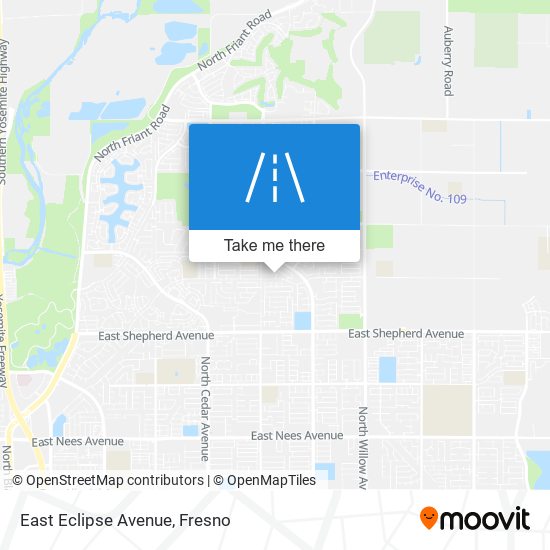 East Eclipse Avenue map