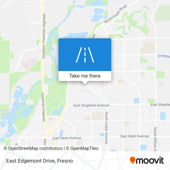 Mapa de East Edgemont Drive