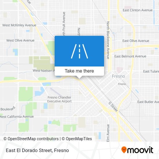 Mapa de East El Dorado Street
