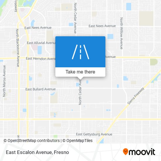 Mapa de East Escalon Avenue