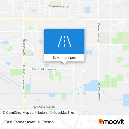Mapa de East Fender Avenue