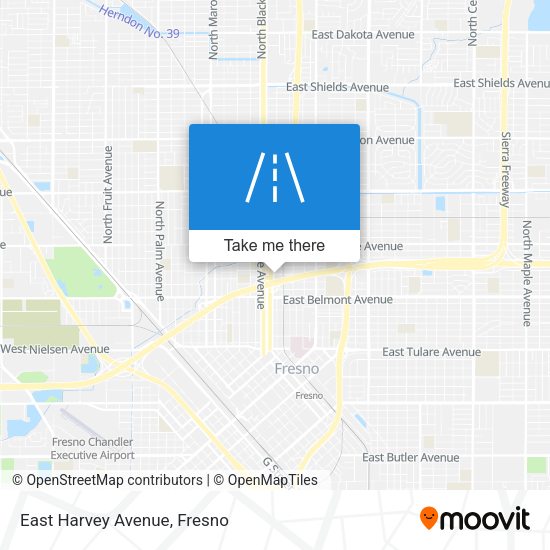 Mapa de East Harvey Avenue