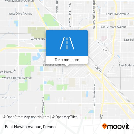 Mapa de East Hawes Avenue