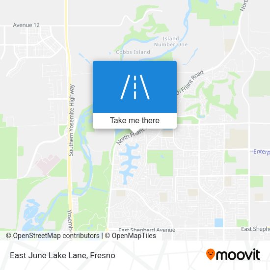 Mapa de East June Lake Lane