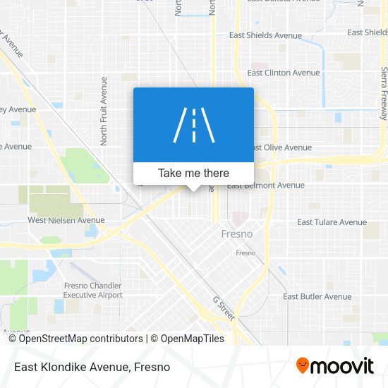 East Klondike Avenue map