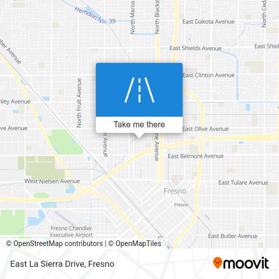 East La Sierra Drive map