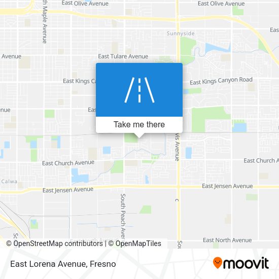 Mapa de East Lorena Avenue