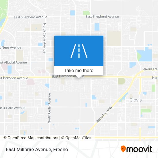 East Millbrae Avenue map