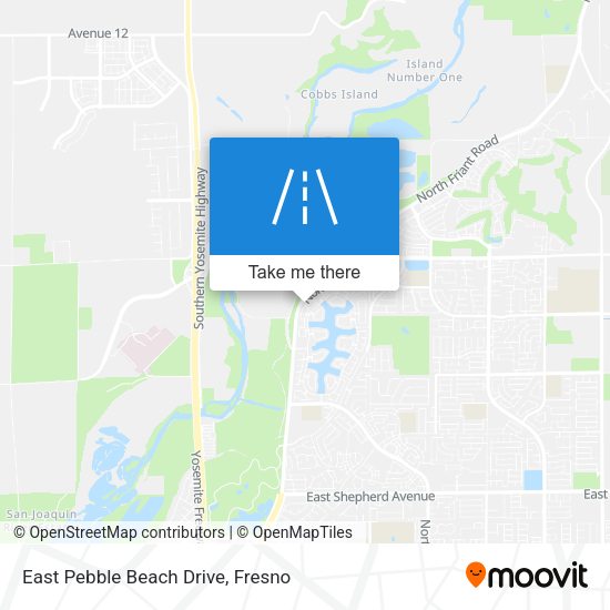 East Pebble Beach Drive map