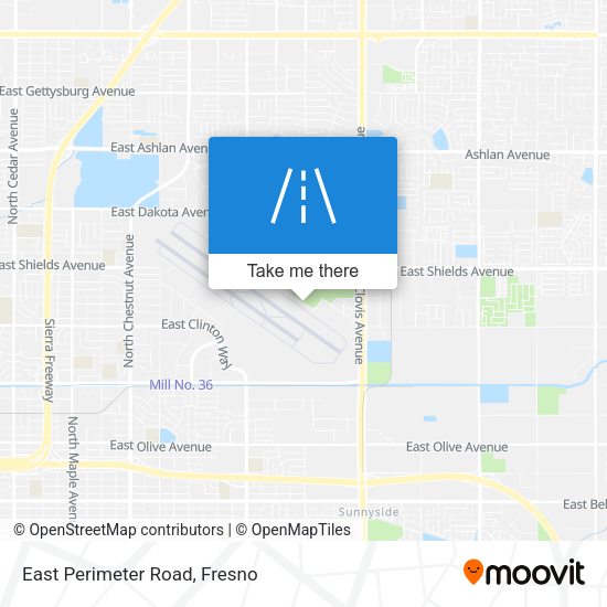 Mapa de East Perimeter Road