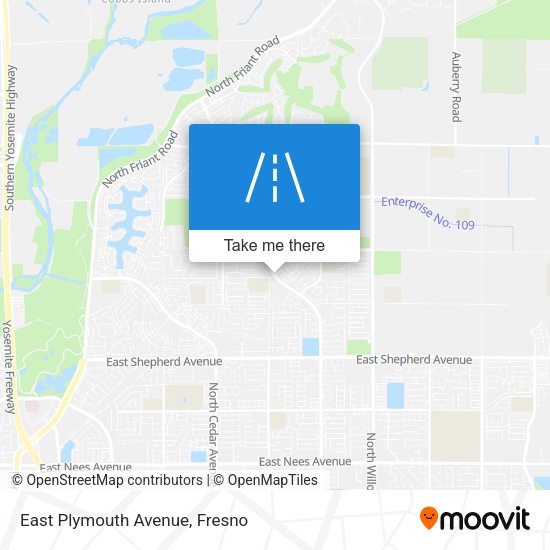 Mapa de East Plymouth Avenue