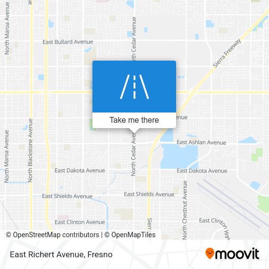 Mapa de East Richert Avenue