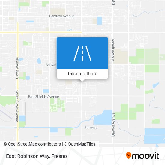 Mapa de East Robinson Way