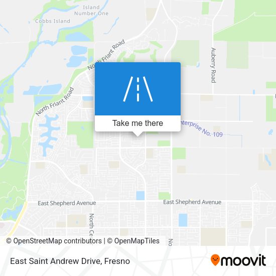 East Saint Andrew Drive map