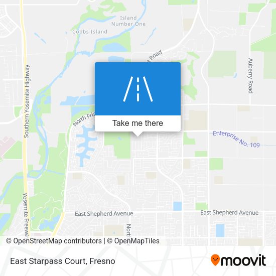 Mapa de East Starpass Court