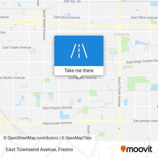 East Townsend Avenue map