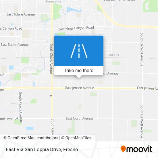 Mapa de East Via San Loppia Drive