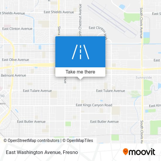 Mapa de East Washington Avenue