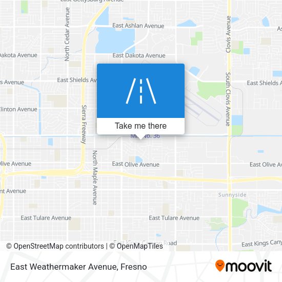 East Weathermaker Avenue map
