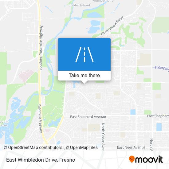 East Wimbledon Drive map