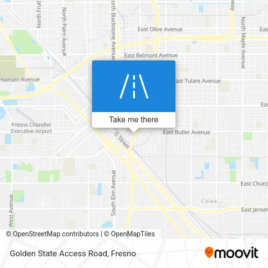 Golden State Access Road map