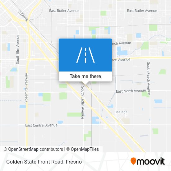 Golden State Front Road map
