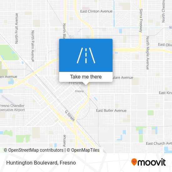 Huntington Boulevard map