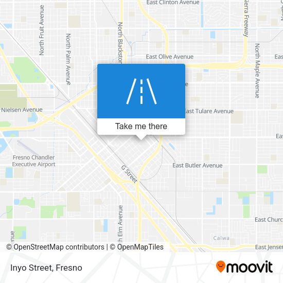 Inyo Street map