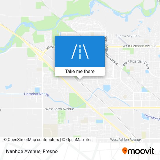Mapa de Ivanhoe Avenue