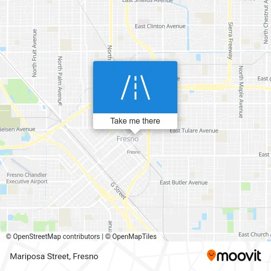 Mariposa Street map