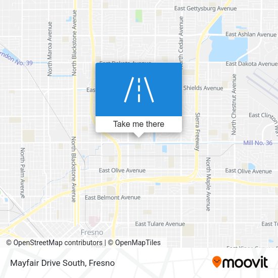 Mapa de Mayfair Drive South
